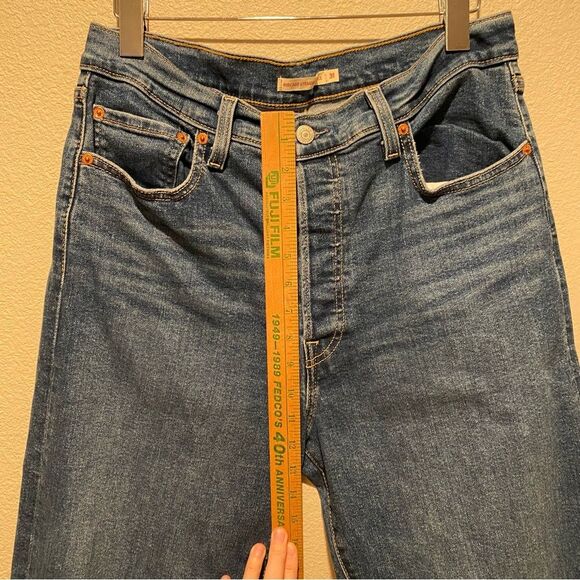 Levi’s Jeans Ribcage Straight Ankle Size 31 blue‎ casual - Picture 4 of 10